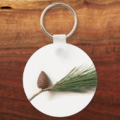 Porte-clés Branche de pin avec la pinecone (Recto)