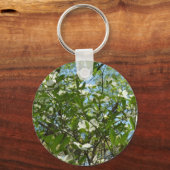 Porte-clés Branche of Dogwood Blossoms Spring Trees (Recto)