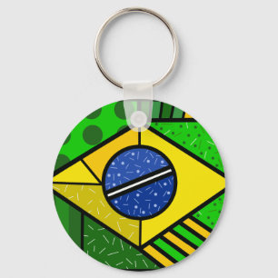 Porte-clés Brasil Brazil brazilian flag