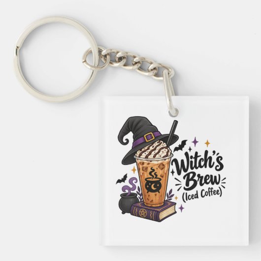 Porte-clés Brassage de sorcière (café glacé) (Devant)