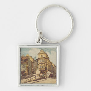 Porte-clés Bratislava par Richard Lux Siècle Eau-forte coloré