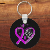 Porte-clés Brave résistant résistant Fibromyalgie Guerrier (Recto)