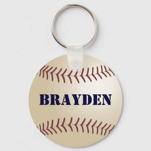 Porte-clés Brayden Baseball Keychain (Recto)
