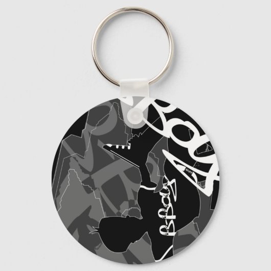 Porte-clés Break Dancer in the City Keychain (Recto)