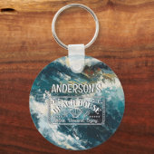 Porte-clés Breaking Beach Waves Votre aventure commence (Recto)