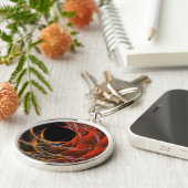 Porte-clés Breaking the Circle Abstrait Art Small (Côté)