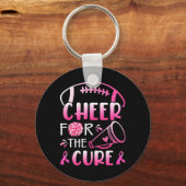 Porte-clés Breast Cancer Awareness Cheer For The Cure T-shirt (Recto)