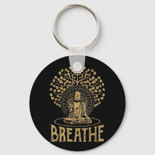 Porte-clés Breathe Buddha Idea Yoga and Meditation