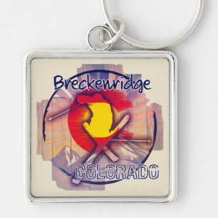 Porte-clés Breckenridge Colorado porte - clé du drapeau de sk