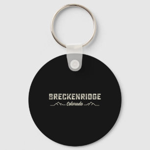 Porte-clés Breckenridge Colorado Ski Mountain Snowboard