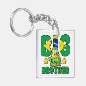 Porte-clés Brésil Big Brother - Oiseau avec drapeau du Brésil (Devant gauche)