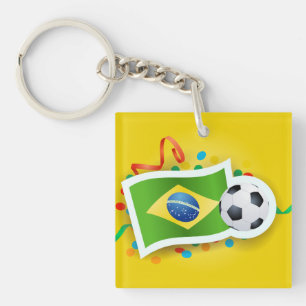 Porte-clés Brésil, conception de football