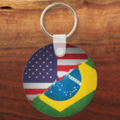 Porte-clés brésil et amérique (Recto)