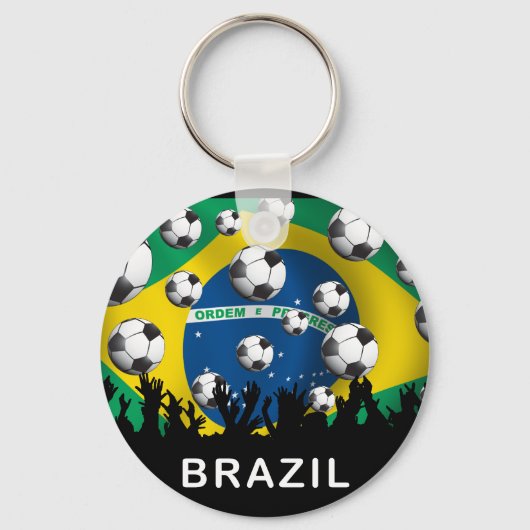 Porte-clés Brésil Football (Recto)