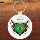 Porte-clés Brésil [personnaliser] (Recto)