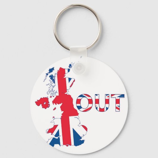 PORTE-CLÉS BREXIT HORS UNION JACK (Recto)