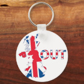 PORTE-CLÉS BREXIT HORS UNION JACK (Recto)