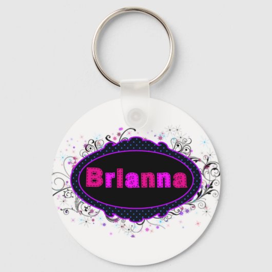 Porte-clés Brianna Nameplate (Recto)