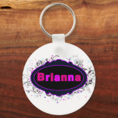 Porte-clés Brianna Nameplate (Recto)