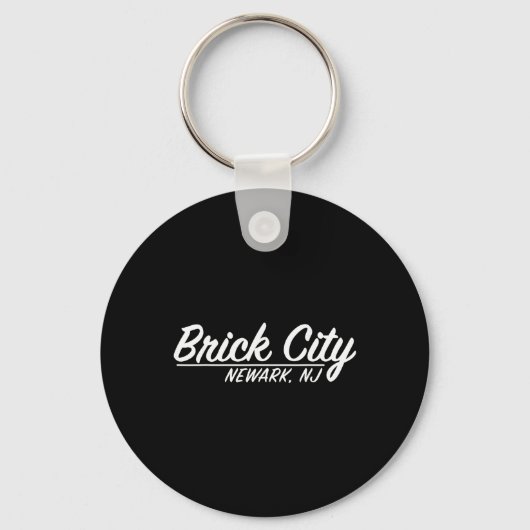 Porte-clés Brick City Newark Nj City New Jersey Hometown Retr (Recto)