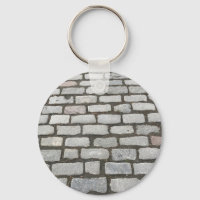 Brick Cobblestone Street Pathway Nature Photograph