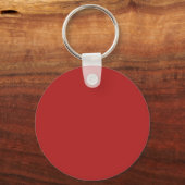 Porte-clés Brick rouge couleur B22222 - Ajouter votre nom Opt (Recto)