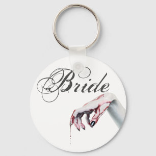 Porte-clés Bride clé Chainzombie goutte de sang vampire gothi