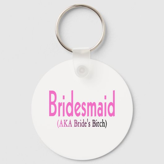 Porte-clés Bridesmaid (AKA) (Recto)