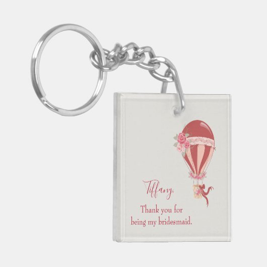 Porte-clés Bridesmaid Merci (Devant gauche)