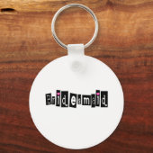Porte-clés Bridesmaid (noir sq) (Recto)