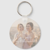 Porte-clés Bridesmaid Photo Strip 2 Pictures Proposal  (Verso)