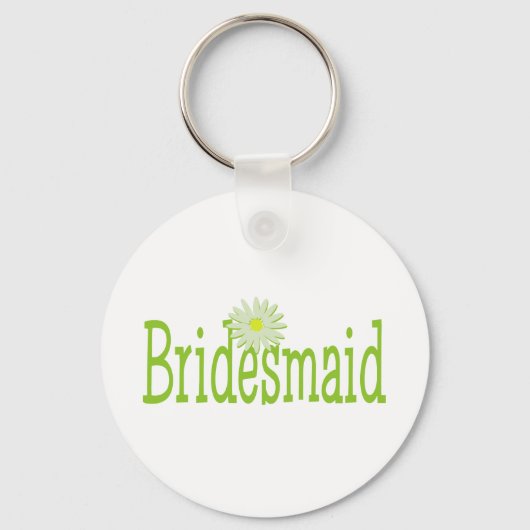 Porte-clés Bridesmaid/thème Daisy (Recto)