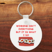 Porte-clés bridge poker et joueurs de cartes (Recto)