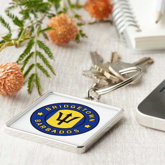 Porte-clés Bridgetown Barbade (Côté)