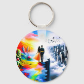 Porte-clés Bridging Worlds of Reality and Dreams (Recto)