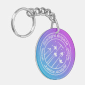 Porte-clés Brigade Starlight Style Vaporwave (Devant gauche)
