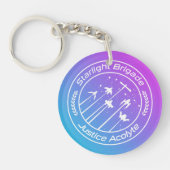 Porte-clés Brigade Starlight Style Vaporwave (Devant)