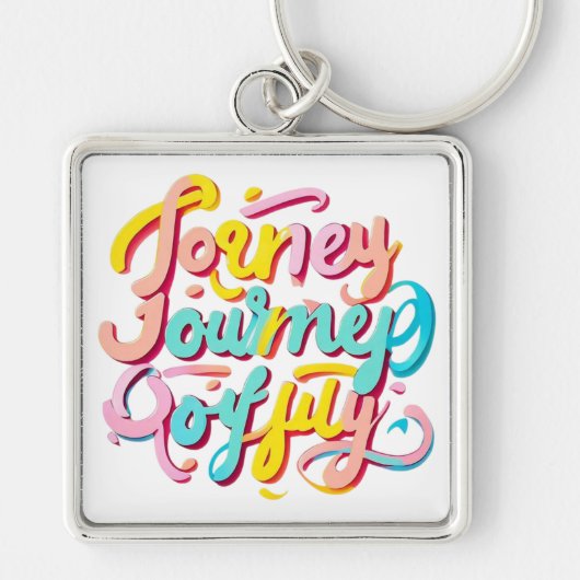 Porte-clés "Bright Adventure Design" (Devant)