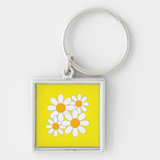 Porte-clés Bright and Bold Daisy (Devant)