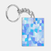 Porte-clés Bright Blues Mosaic (Devant gauche)