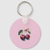 Porte-clés Brillant rouge cerise délice (Verso)