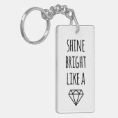 Porte-clés Brille comme un Porte - clé de diamant (Devant gauche)