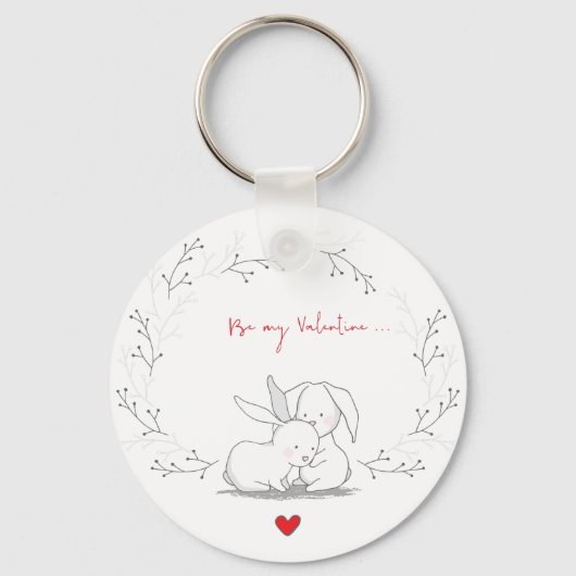 Porte-clés Brindilles Et Lapins (Recto)
