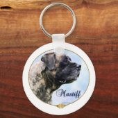Porte-clés Brindle Mastiff Porte - clé Portrait (Recto)