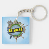 Porte-clés Brisbane petite planète monumentale architecture (Dos)