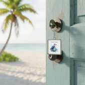 Porte-clés Brise océanique : Aquarelle Mouette