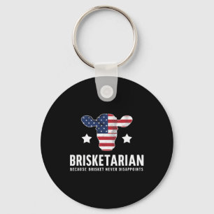 Porte-clés Brisketarian Brisket Bbq Amateurs Drôle Humour Byr