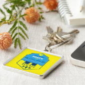 Porte-clés British Beach Theme Gift (Côté)