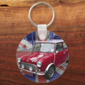 Porte-clés British Classic Mini car (Recto)