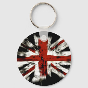 Porte-clés British Flag Stripes Country Honor Colors Peace